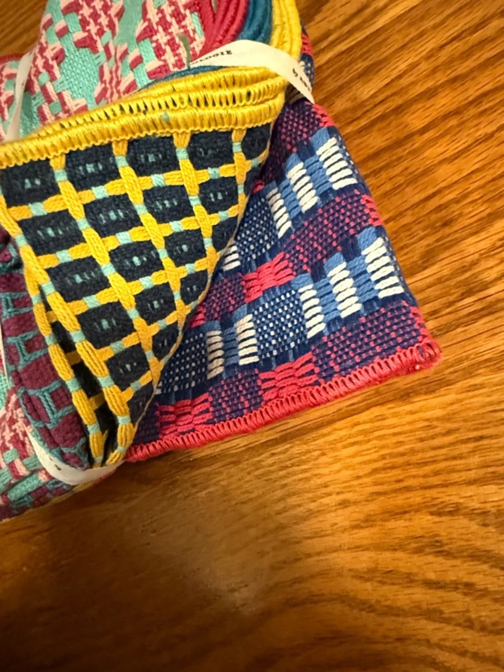NWT Anthropologie Geo Dish Cloths Set of 6 - Picture 3 of 5